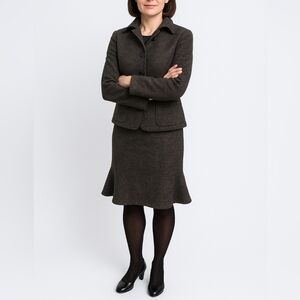 Tweed Skirt Suit Set